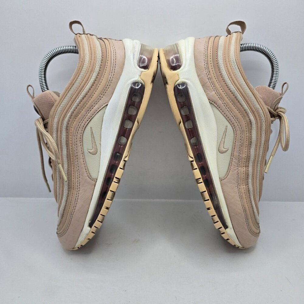 Nike | Air Max 97 Premium Particle neutral beige sporty low-top sneakers | WMS 8 - Picture 8 of 10